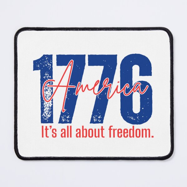 Item preview, 1776 America It's All About Freedom 4th of July Patriotic USA Independence Day designed and sold by SHREE ART STUDIO.