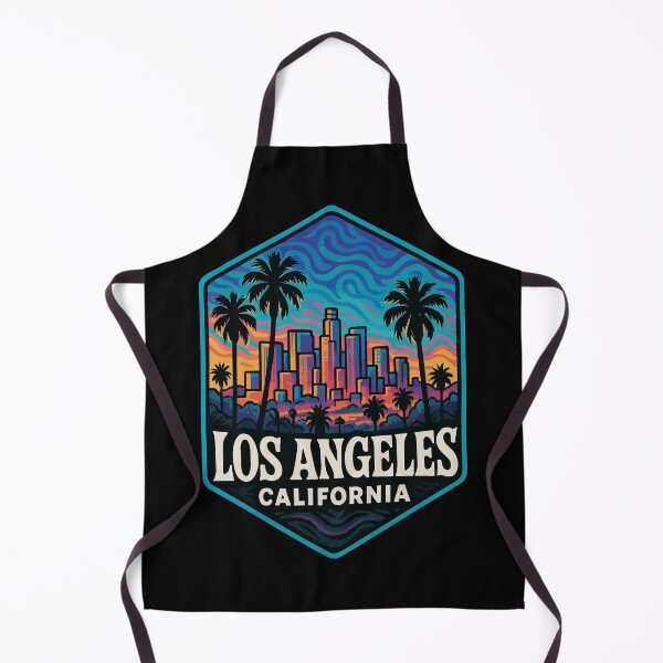 Item preview, Los Angeles California Retro Trippy Travel designed and sold by TomFrontierArt.