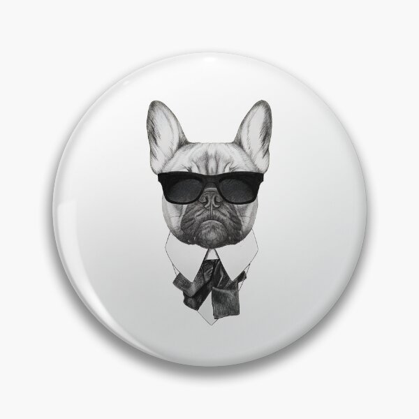 Item preview, Dapper Dog Duo Tone Portrait Graphic designed and sold by SoyLamderma.