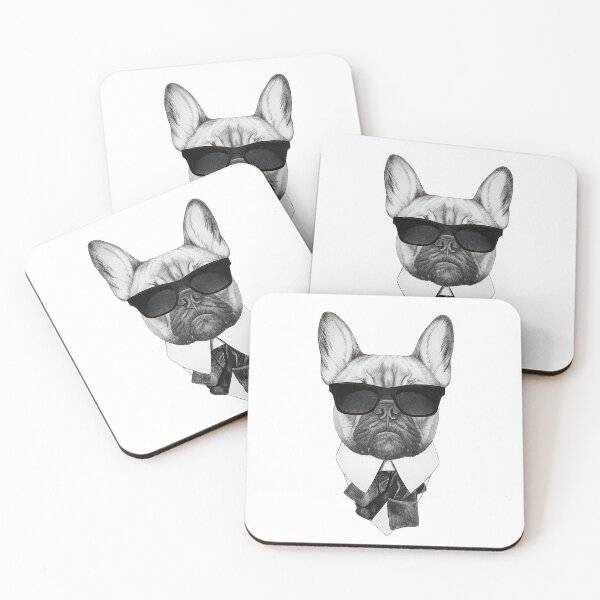 Item preview, Dapper Dog Duo Tone Portrait Graphic designed and sold by SoyLamderma.