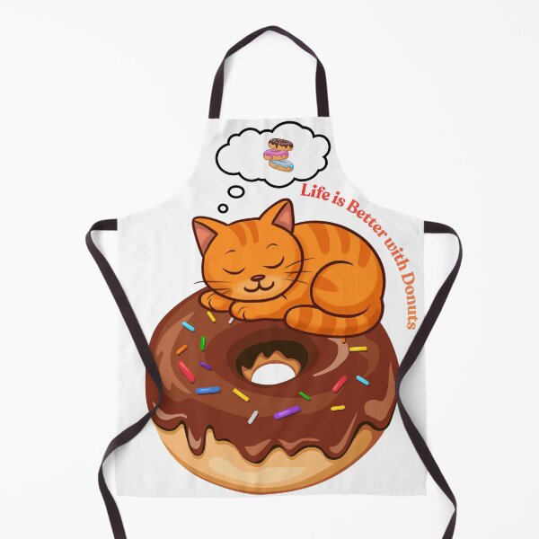 Item preview, Donut Disturb | Cute Sleeping Cat Donut T-Shirt designed and sold by SniperKing76.