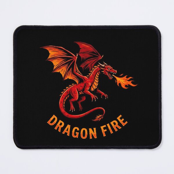 Item preview, Dragon Fire Red Fire Breathing Dragon Art designed and sold by LuisWorks.