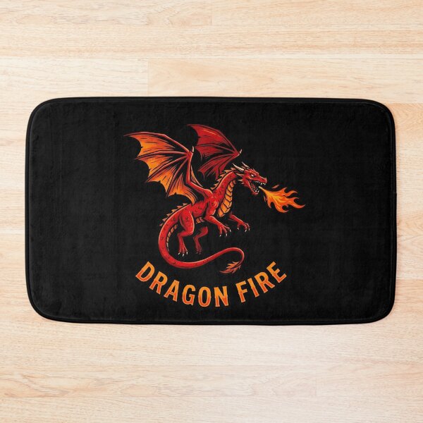Item preview, Dragon Fire Red Fire Breathing Dragon Art designed and sold by LuisWorks.