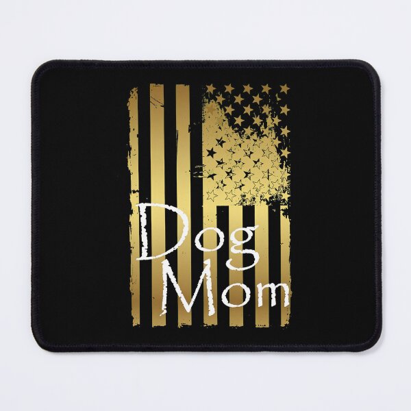 Item preview, Distressed Gold Dog Mom Flag Apparel Graphic designed and sold by SoyLamderma.