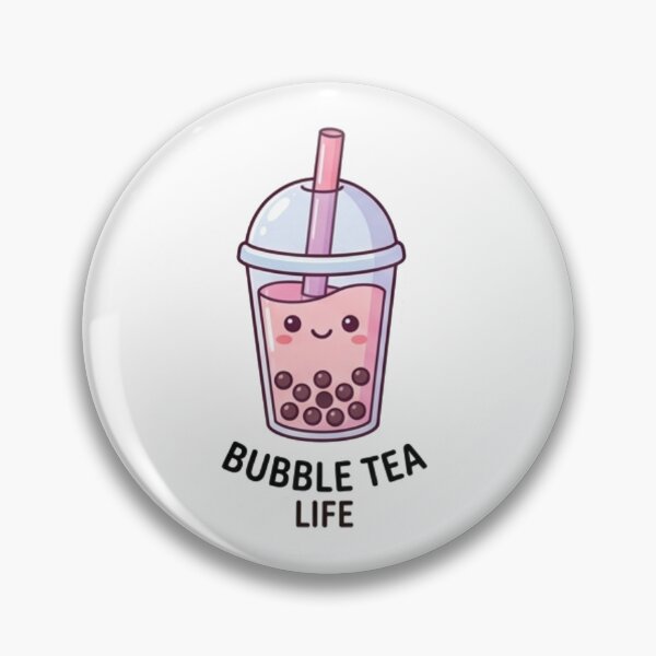 Item preview, Cute Kawaii Bubble Tea Life Boba Illustration designed and sold by Rehnair.