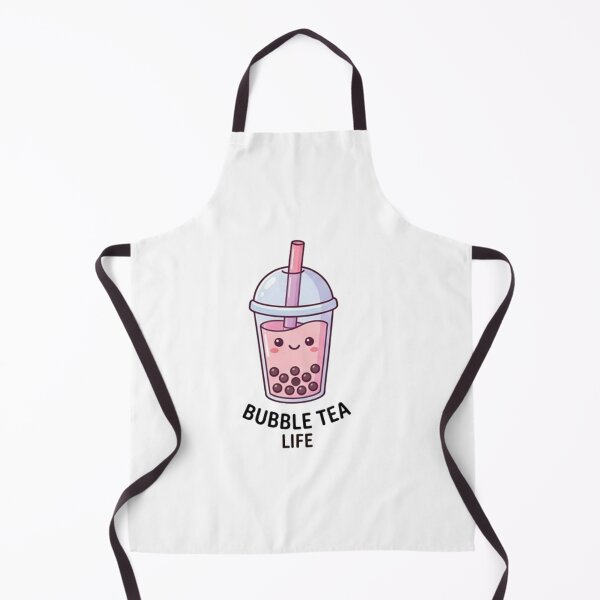 Item preview, Cute Kawaii Bubble Tea Life Boba Illustration designed and sold by Rehnair.