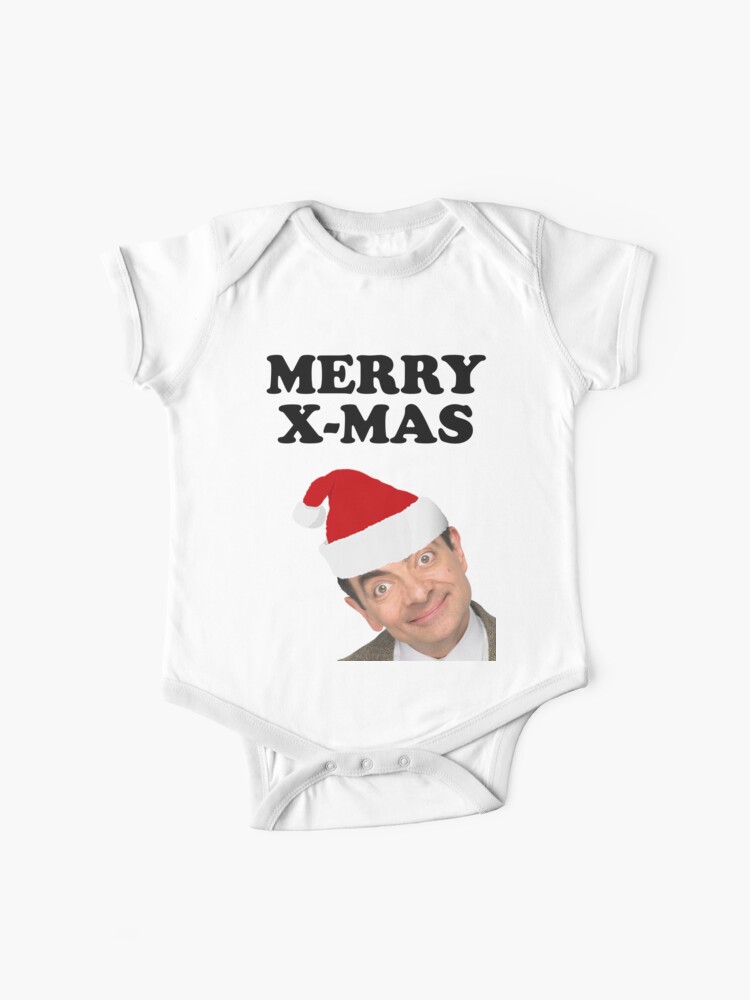 Mr Bean Merry X Mas Baby One Piece