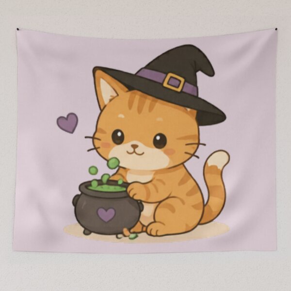 Item preview, Cute Witches Cat designed and sold by MellowMunchkins.