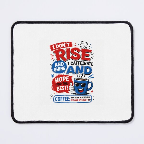 Item preview, I Don't Rise And Shine Funny Coffee Lover Quote designed and sold by PrintableArt123.