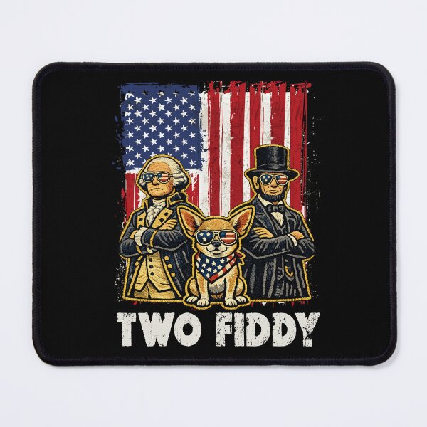 Item preview, Two Fiddy Founding Fathers Funny Chihuahua America 250 4th of July Patriotic Dog designed and sold by Youngkev-arts.