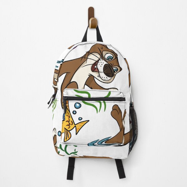 Item preview, Cute Otter Sticker Pack Funny Cartoon Sea Otters Swimming designed and sold by LYAN-STORE.