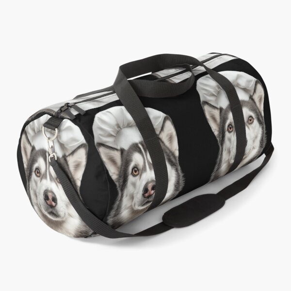 Item preview, Funny Siberian Husky Dog Chef Realistic Animal Cooking Humor Art designed and sold by LazyOwlStore.