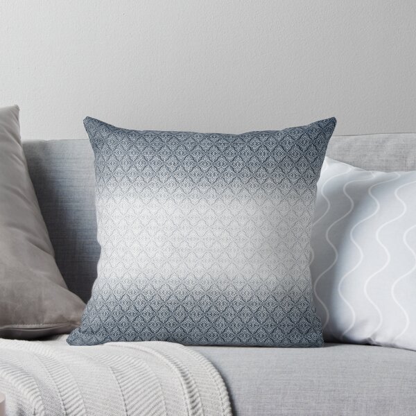Item preview, Dark Navy Blue Vintage Damask Cottagecore designed and sold by Saburkitty.