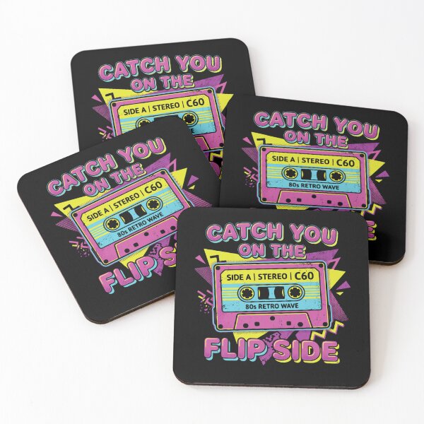 Item preview, Catch You On The Flip Side 80s Retro Wave Cassette designed and sold by AdyKurniawan.