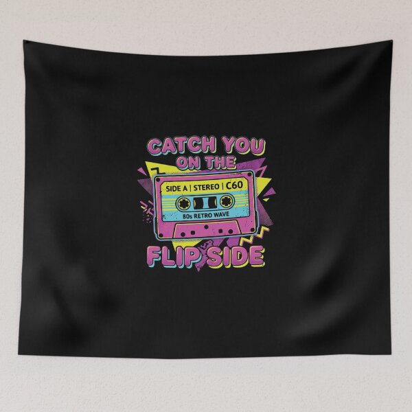 Item preview, Catch You On The Flip Side 80s Retro Wave Cassette designed and sold by AdyKurniawan.