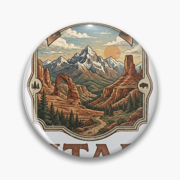 Item preview, utah, big city, usa,  designed and sold by Hephaestus's Forge.