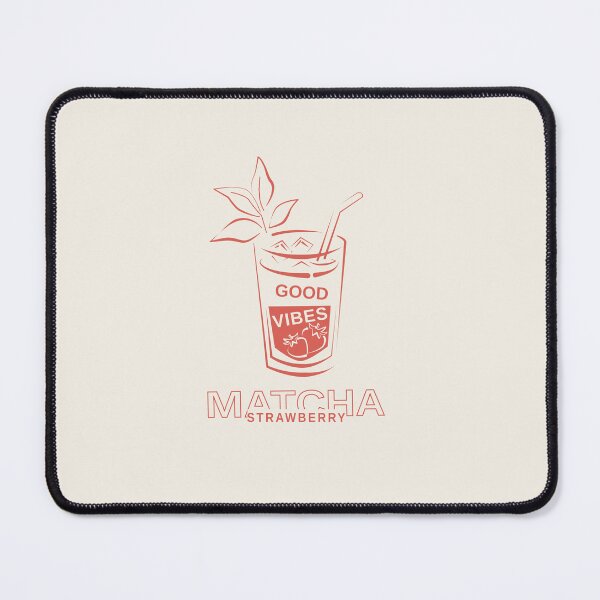 Item preview, Good Vibes Strawberry Matcha Shirt | Strawberry Iced Matcha Latte | Cute Cafe Aesthetic Gift designed and sold by unique art and design.