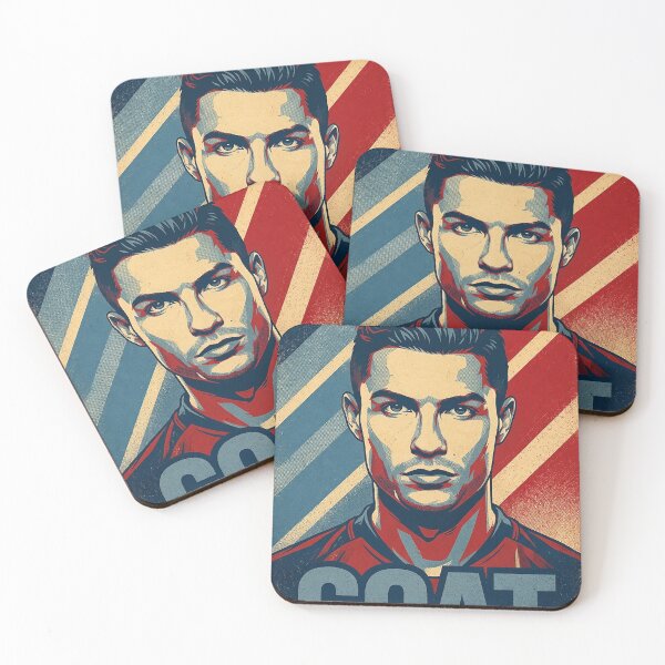 Item preview, Cristiano Ronaldo G.O.A.T Typography designed and sold by SechainMailo.