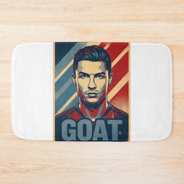 Item preview, Cristiano Ronaldo G.O.A.T Typography designed and sold by SechainMailo.