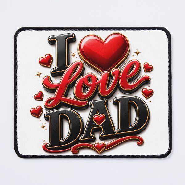 Item preview, I Love Dad  Cute Father's Day designed and sold by MR4me.