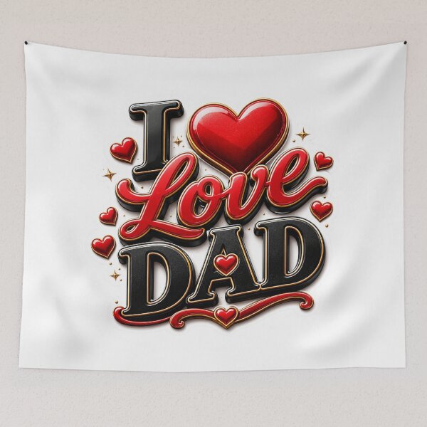 Item preview, I Love Dad  Cute Father's Day designed and sold by MR4me.