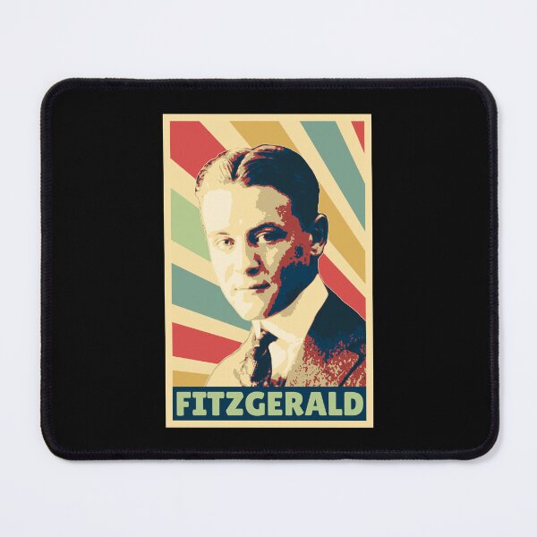 Item preview, F. Scott Fitzgerald Literary Portrait Author designed and sold by marke770.