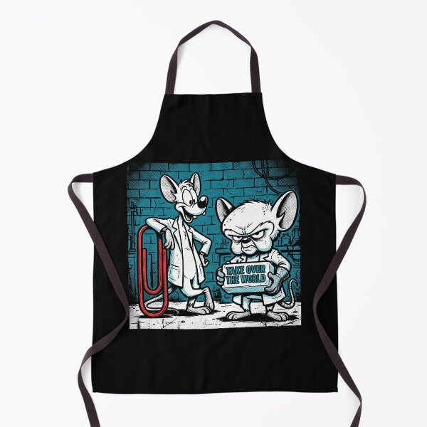 Item preview, Take Over The World Retro 90s Cartoon Mice Pop Art designed and sold by AdyKurniawan.