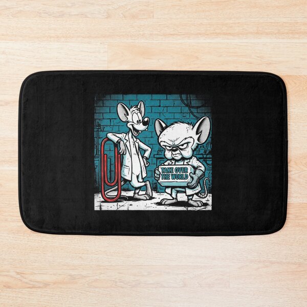 Item preview, Take Over The World Retro 90s Cartoon Mice Pop Art designed and sold by AdyKurniawan.