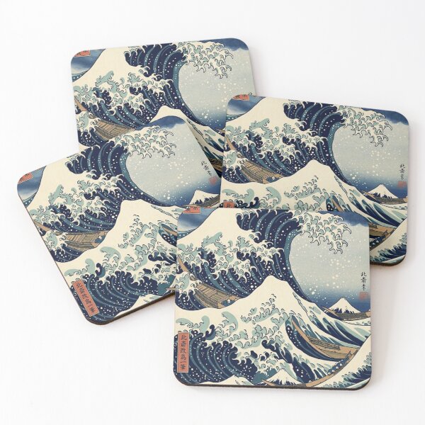 Item preview, Poster the great wave off kanagawa designed and sold by grisellamarten.