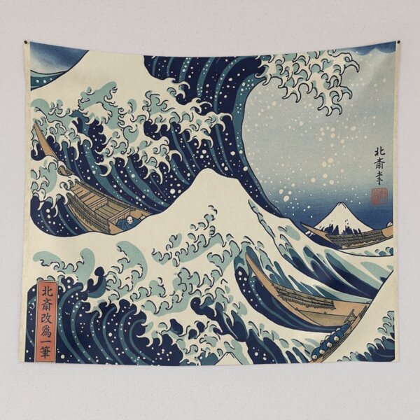 Item preview, Poster the great wave off kanagawa designed and sold by grisellamarten.