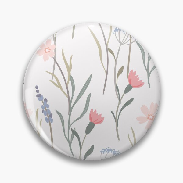 Item preview, Soft Wildflower Meadow Seamless Pattern | Pastel Botanical Floral Cottagecore Design designed and sold by RJACreative.