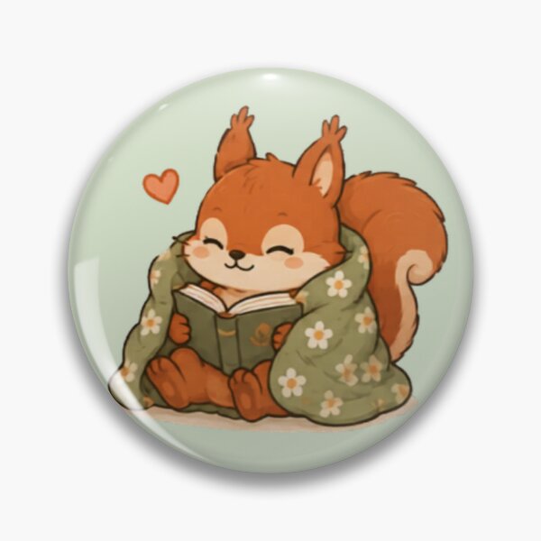 Item preview, Bookworm Red Squirrel designed and sold by MellowMunchkins.