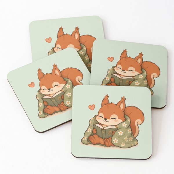 Item preview, Bookworm Red Squirrel designed and sold by MellowMunchkins.