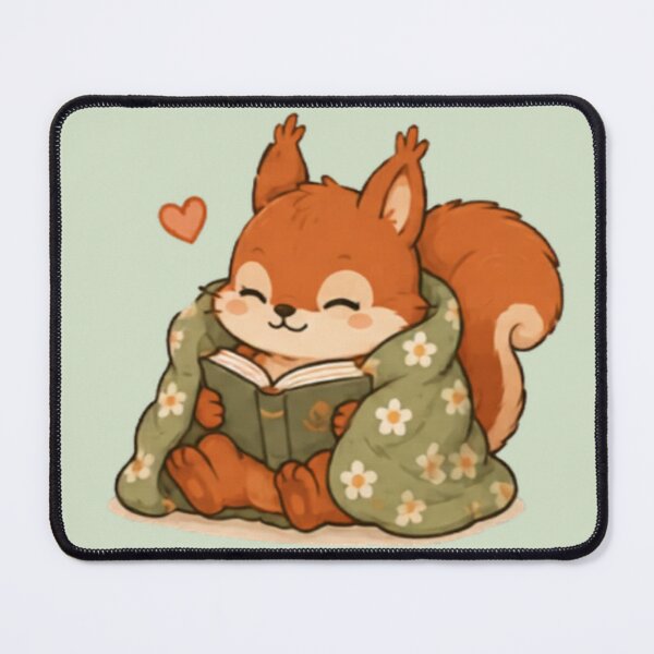 Item preview, Bookworm Red Squirrel designed and sold by MellowMunchkins.