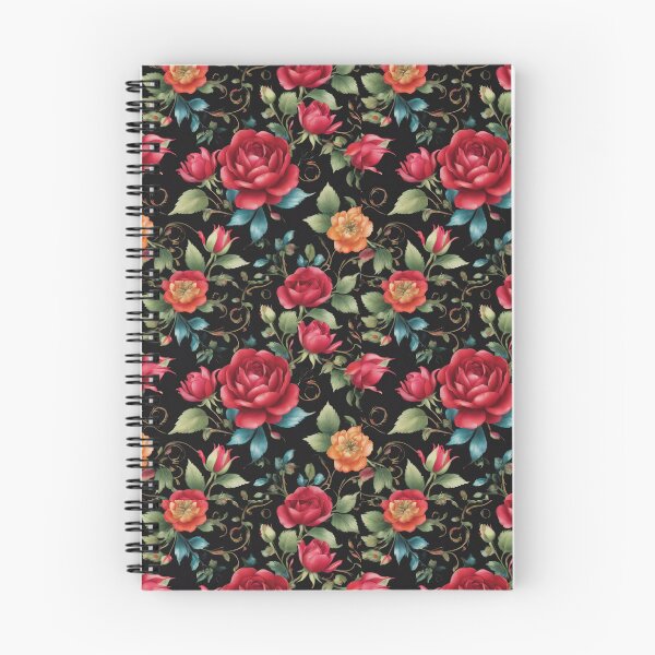 Item preview, Botanical Floral Bouquet – Elegant Flower Art on Black Background designed and sold by SemDesigns1.