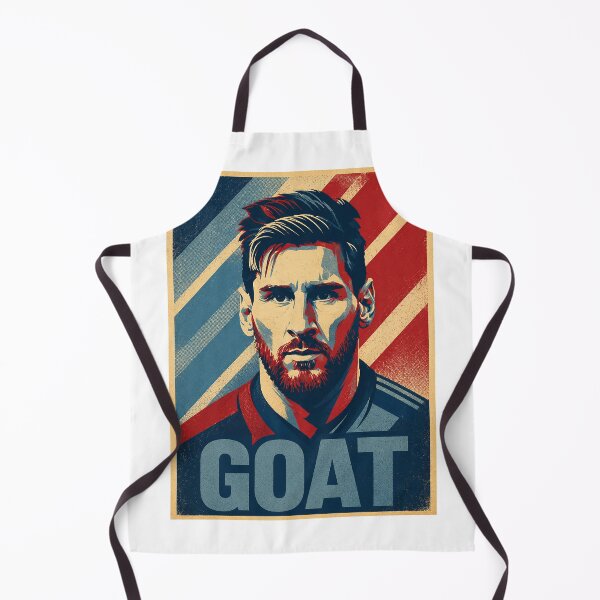 Item preview, Messi GOAT Typography designed and sold by SechainMailo.
