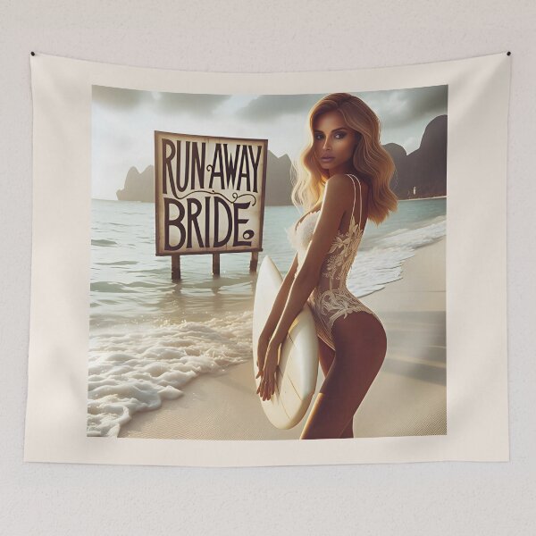 Item preview, Beach Bride Surfboard Ocean designed and sold by Voodoo Store Paranormal Collections.