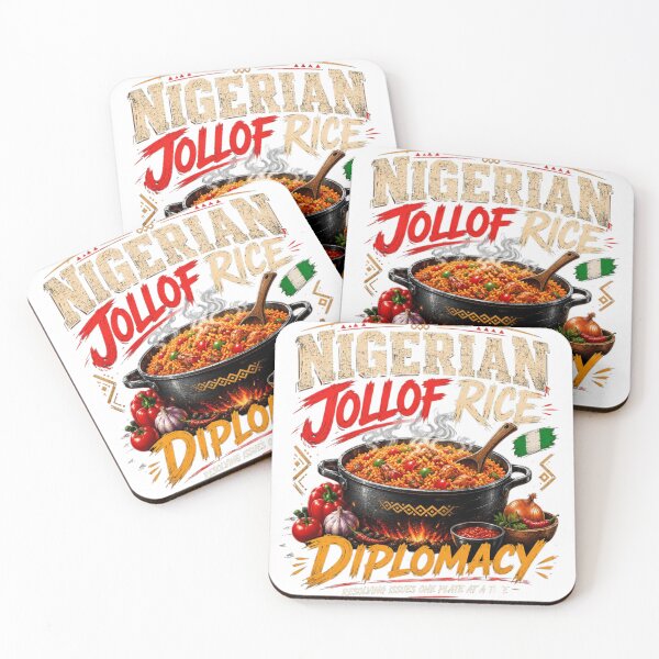 Item preview, Nigerian Jollof Rice Diplomacy Funny African Food Lover Vintage T-Shirt designed and sold by Oparachinedu.
