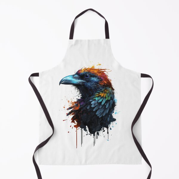Item preview, Raven Spirit Animal – Colorful Splash Art designed and sold by helgekerler.