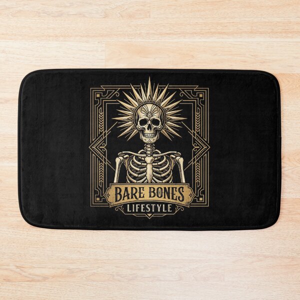 Item preview, Bare Bones Lifestyle Art Deco Skeleton Sun Halo designed and sold by AdyKurniawan.
