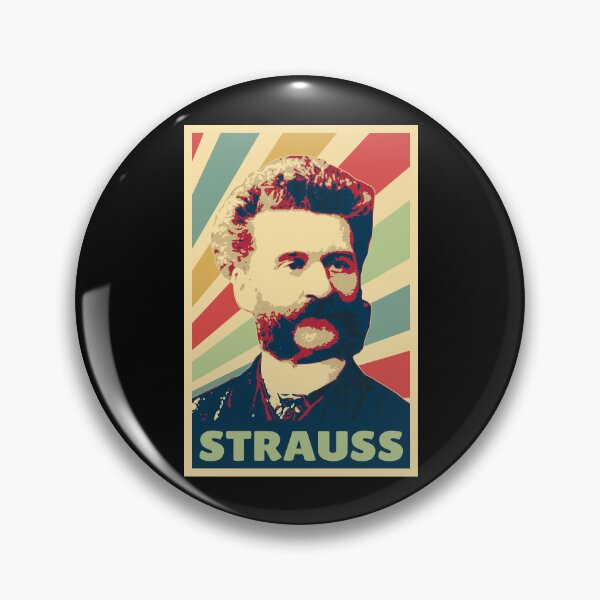Item preview, Johann Strauss II Pop Art Composer Portrait designed and sold by marke770.