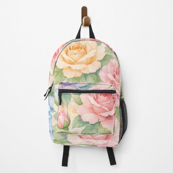 Item preview, Colorful Roses Watercolor Floral Pastel Pattern Art designed and sold by LuisWorks.