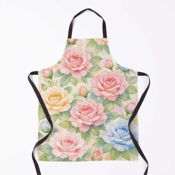 Item preview, Colorful Roses Watercolor Floral Pastel Pattern Art designed and sold by LuisWorks.