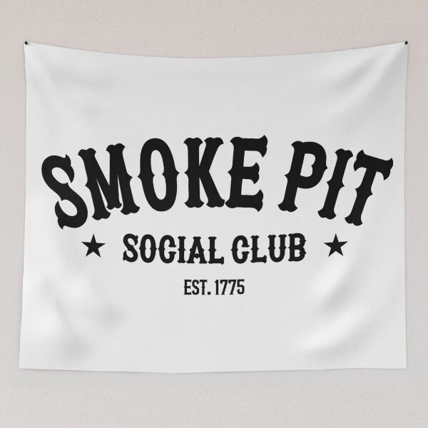 Item preview, Smoke Pit Social Club designed and sold by Crossroads-Art.