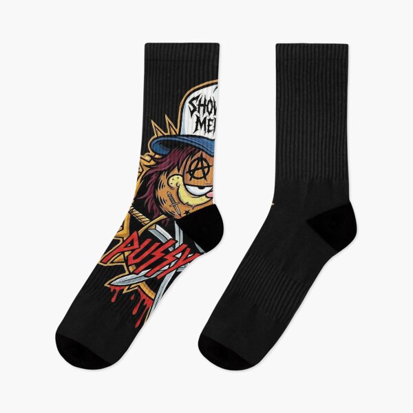 Item preview, Tattoo Garfield Parody - Heavy Metal Pussy - Anarchy & Punk designed and sold by AdyKurniawan.