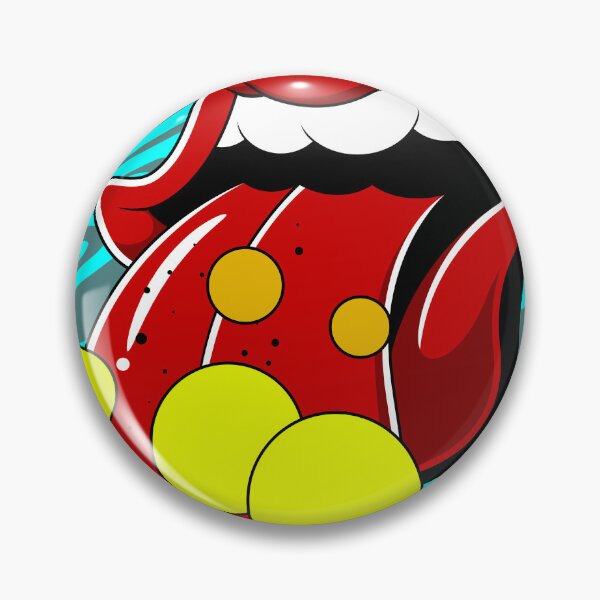 Item preview, Pop Art Cartoon Rock Hip Hop Lips designed and sold by Lexkon Liu's art.