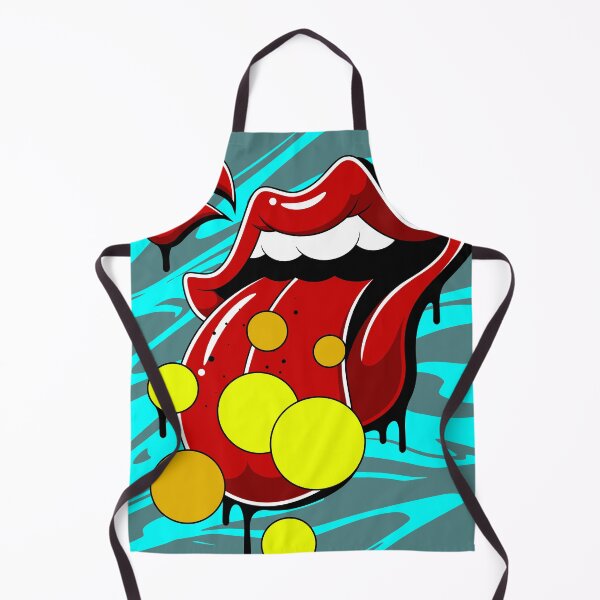 Item preview, Pop Art Cartoon Rock Hip Hop Lips designed and sold by Lexkon Liu's art.
