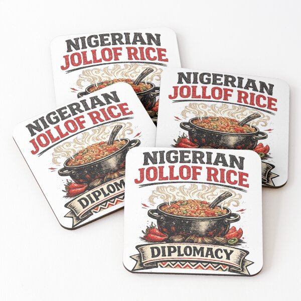 Item preview, Nigerian Jollof Rice Diplomacy Funny African Food Lover Vintage T-Shirt designed and sold by Oparachinedu.