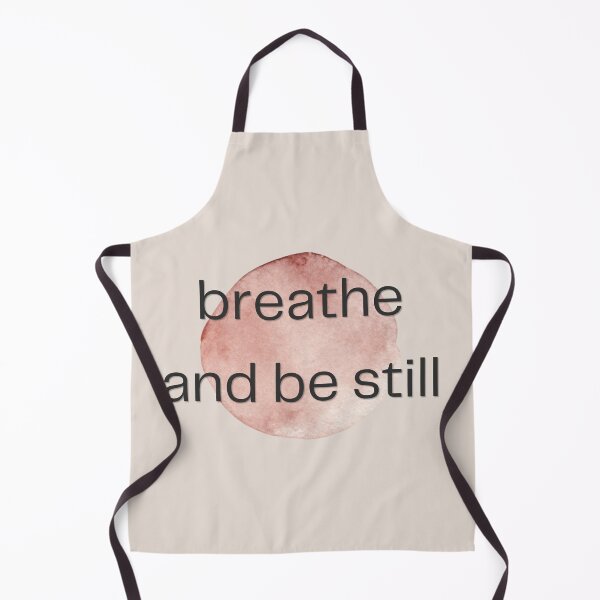 Item preview, Breathe and Be Still – Inspirational Wellness Typography Design designed and sold by CosmicQuietLab.