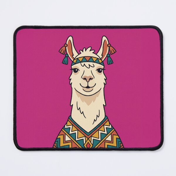 Item preview, Alpaca With Sunglasses Andean Scarf designed and sold by HANANTI.